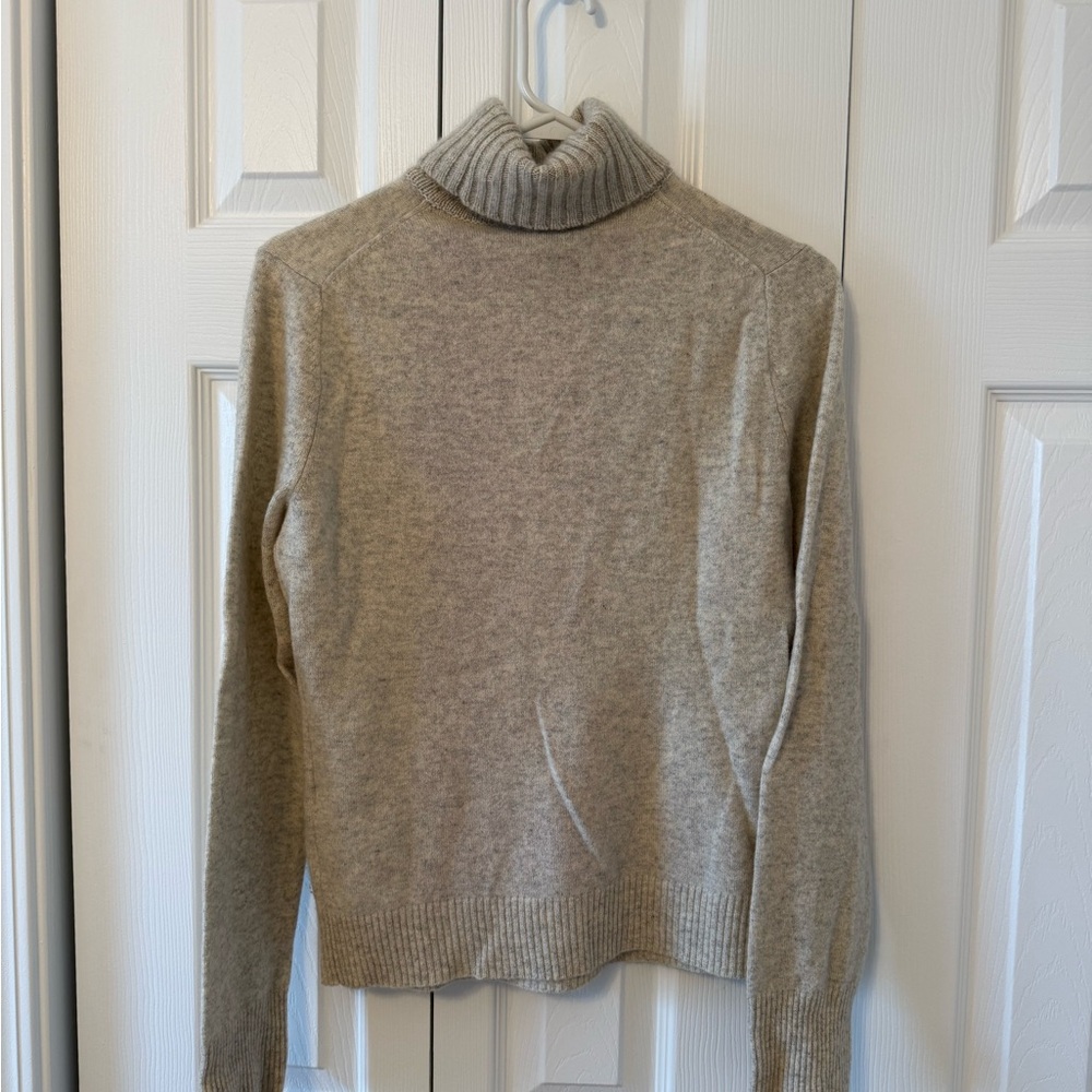 Express Argyle Patterned Gray Cashmere Sweater - image 2